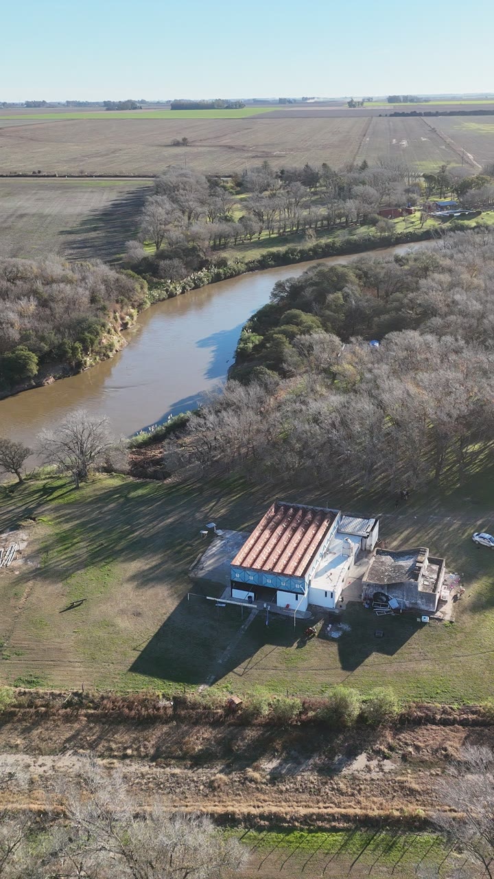 El predio junto al Río Carcarañá